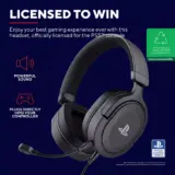 Trust GXT 498 PS5 Wired Headset – Forta Gaming Headphones (Black) - Image 8