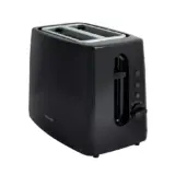 Cookworks 2 Slice Toaster Black Basic Model - Image 1