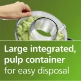 Philips HR1855/70 Black Juicer – Compact & Easy to Clean - Image 8