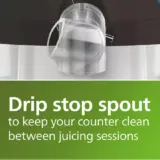 Philips HR1855/70 Black Juicer – Compact & Easy to Clean - Image 9