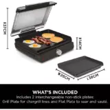 Ninja GR101UK Health Grill with Sizzle Technology - Image 5