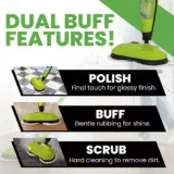 H2O HD 8-in-1 Steam Mop with Scrubber, Buffer & Polisher - Image 4