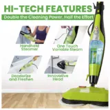 H2O HD 8-in-1 Steam Mop with Scrubber, Buffer & Polisher - Image 5