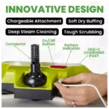 H2O HD 8-in-1 Steam Mop with Scrubber, Buffer & Polisher - Image 6