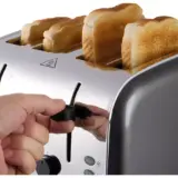 Russell Hobbs Worcester 4 Slice Toaster – Grey (Model 28366) - Image 3