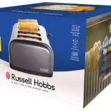 Russell Hobbs Worcester 4 Slice Toaster – Grey (Model 28366) - Image 5