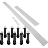 Mira Flight Low 1200mm Rectangular Riser Kit - White Shower Tray Converter - Image 1