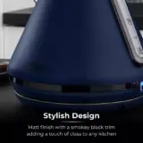Tower Sera Electric Kettle T10079MNB – Midnight Blue, 1.7L Fast Boil Stainless Steel - Image 3