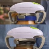 Chulovs Electric Jar Opener for Seniors & Arthritis – Hands-Free, Tough Lid Remover (White) - Image 5