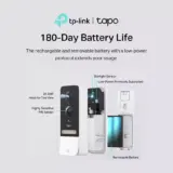 TP-Link Tapo D230S1 2K Video Doorbell with Battery & Chime Hub - Image 3