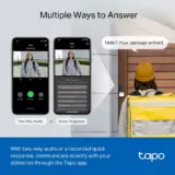 TP-Link Tapo D230S1 2K Video Doorbell with Battery & Chime Hub - Image 10