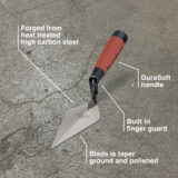 Marshalltown Pro 6" Pointing Trowel – Masonry & Bricklaying Tool - Image 5