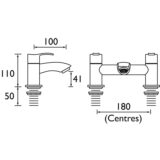 Bristan Capri Bath Filler Tap Online - Image 2