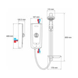 Mira Advance 8.7kW Thermostatic Electric Shower – Safe & Easy to Use - Image 3