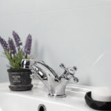 Ebb + Flo Traditional Sink Mixer Tap for Bathrooms - Image 3