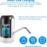 Electric USB Water Dispenser Pump – Portable Wireless Bottle Pump for 1.65 to 4.16 Gal – Universal Fit, Android Charging Port – Random Color – 1 Pc - Image 3