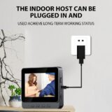 Wireless Doorbell Camera 1080P – 4.3” Screen, Night Vision, 2-Way Intercom, USB Rechargeable - Image 6