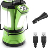 LE 3-in-1 Camping Lantern with Detachable Flashlights – 600 Lumen, Rechargeable & Battery Powered - Image 1