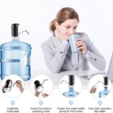 Electric USB Water Dispenser Pump – Portable Wireless Bottle Pump for 1.65 to 4.16 Gal – Universal Fit, Android Charging Port – Random Color – 1 Pc - Image 2