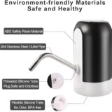 Electric USB Water Dispenser Pump – Portable Wireless Bottle Pump for 1.65 to 4.16 Gal – Universal Fit, Android Charging Port – Random Color – 1 Pc - Image 4