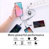 Amuvec Retractable 4-in-1 USB Cable – 1M Fast Charging Cord for iPhone, Samsung, Android & More - Image 4