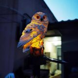 UYGTHI Solar Owl Garden Light – Waterproof LED Owl-Shaped Lawn Lamp, White Decorative Solar Outdoor Light for Yard & Garden - Image 2