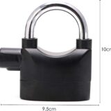 TRIXES Alarmed Padlock 110dB – Short Shackle, Weatherproof, Heavy Duty - Image 3