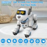 VATOS RC Robot Dog Toy – Programmable Smart Puppy with 17 Functions, Touch Follow, Dancing, for Boys & Girls Ages 3-12 (Blue) - Image 6