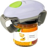 Chulovs Electric Jar Opener for Seniors & Arthritis – Hands-Free, Tough Lid Remover (White) - Image 1