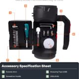 Eslas LED Camping Torch & Tool Set – 1200mAh Rechargeable with USB Output - Image 4