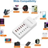 12-Port USB Charging Hub – 50W USB-C & USB-A Charger Block for iPhone, Smartphones, Tablets - Image 2