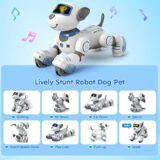 VATOS RC Robot Dog Toy – Programmable Smart Puppy with 17 Functions, Touch Follow, Dancing, for Boys & Girls Ages 3-12 (Blue) - Image 3