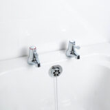 Ebb + Flo Bath Pillar Lever Taps - Image 3