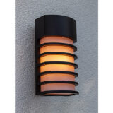 Lutec Fulton Outdoor Wall Light – IP54 Rated, E27 Socket, Max 40W – Black Finish - Image 2