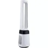 Bush Bladeless Fan and Air Purifier Combo – 2-in-1 Black & White - Image 1