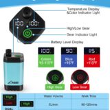 WADEO Portable Outdoor Shower – Long-Lasting 6000mAh Battery, Digital Display, for Camping & Travel - Image 3