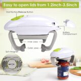 Chulovs Electric Jar Opener for Seniors & Arthritis – Hands-Free, Tough Lid Remover (White) - Image 2