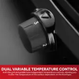 George Foreman Large Variable Temperature Grill & Griddle 23450 - Image 4