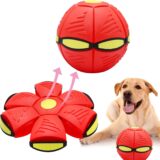ICEBLUEOR 2-in-1 Dog Frisbee & Ball – Durable Toy for Training & Fetch - Image 1