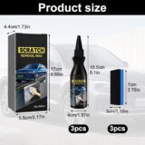 3Pcs Car Scratch Remover Kit – 100ML Car Scratch Repair Polish with Sponge – Car Paint Restoration & Scratch Removal Tool - Image 2