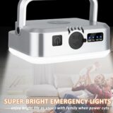 Ultra Bright Rechargeable Camping Lantern – 12,000mAh USB-C, Magnetic Mount, Dimmable LED Light for Tents, SOS Emergency Mode - Image 4