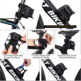 Folding Bicycle Chain Lock – Alloy Steel, 31" Anti-Theft Security with Mount & 3 Keys - Image 6