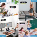 13-Inch Large Digital Wall Clock with Remote – Alarm, Timer, Temperature, Date & Brightness Control - Image 7