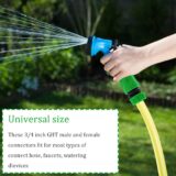 10Pcs Garden Hose Connector Kit – Tap & Hose Pipe Fittings Set with 1/2" & 3/4" Tap Adapters, Quick Connectors, and Double Male Snap Fittings - Image 7