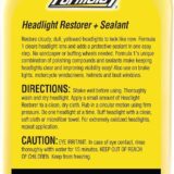 Formula 1 Headlight Restorer – Clear & Shine Car Headlight Cleaner, 8 oz – Restores Foggy, Yellowed Lenses, Enhances Night Visibility, One-Step Application - Image 2