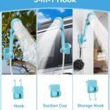 WADEO Portable Outdoor Shower – Long-Lasting 6000mAh Battery, Digital Display, for Camping & Travel - Image 5