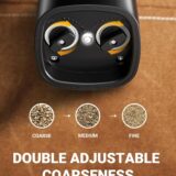 Sangcon 2-in-1 Electric Salt & Pepper Grinder Set – USB Rechargeable Dual Mill with Adjustable Coarseness, Light & Ceramic Burrs - Image 3