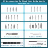Kiprim 4V Cordless Electric Screwdriver Set – Rechargeable with 33 Magnetic Bits, Drill Bits, Torque Control, Flashlights & Carrying Case - Image 6