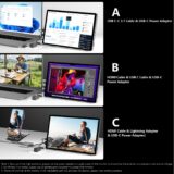 Pisichen 2.5K QHD 10.1" Portable Monitor, Touchscreen IPS Display with USB-C/HDMI, Compatible with Laptop, PS4, Xbox – Built-in Audio - Image 4