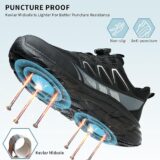 Men’s & Women’s Lightweight Safety Trainers – Breathable Steel Toe Cap Work Shoes - Image 5